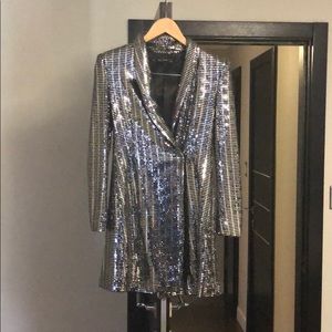 Zara sequence blazer dress